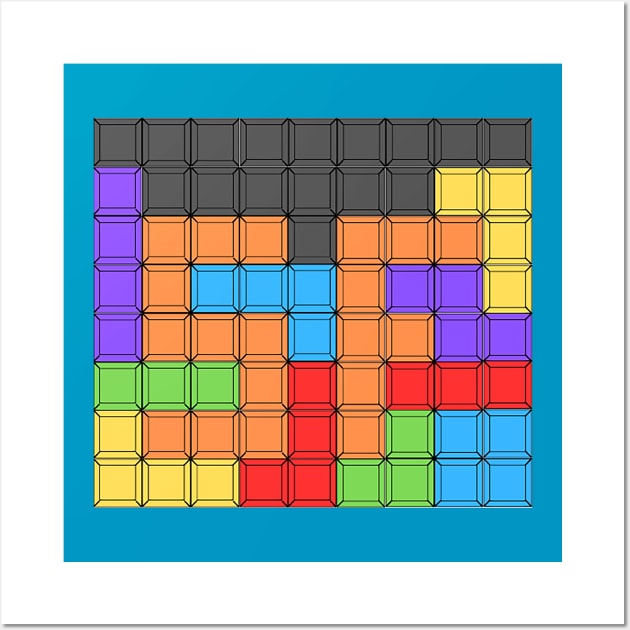 SF Tetris Wall Art by Juls Designz